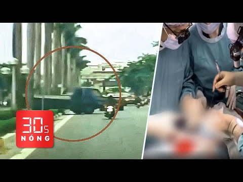 Bản tin 30s nóng: Xe tải băng dải phân cách; Bác sĩ Kiev chở tim cấy ghép xuyên bom đạn