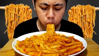 MUKBANG RABOKKI KEJU MOZARELLA SUPER PEDAS | ASMR INDONESIA