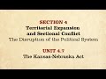 Kansas-Nebraska Act Political Impacts