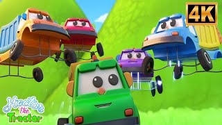 Canzone Dei Cinque Piccoli Camion Della Spazzatura | Video Animati Per Bambini
