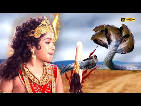 बाल हनुमान ने कालिया नाग को अपनी पूँछ में दबोचकर मारा | Mahabali Hanuman | ‪@V2Entertainments‬