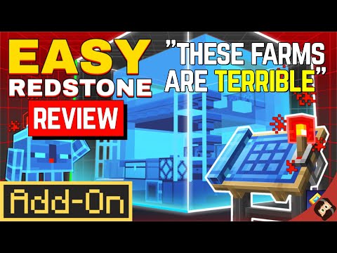 This Is BAD... Easy Redstone Add-on | Minecraft Bedrock Showcase