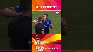 Hậu vệ đẩy thô, Bruno Fernandes nhảy chân sáo mở điểm! #brunofernandes #everton #manchesterutd