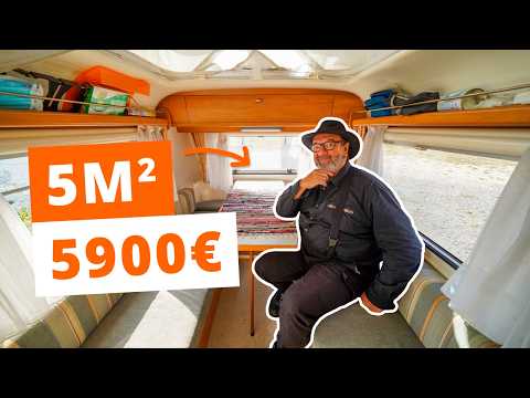 Ce RETRAITÉ vit seul en MINI-CARAVANE !