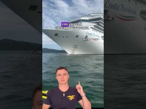 CRUZEIRO jogando ESGOTO em Balneário Camboriú? #navio