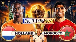 FIFA World Cup 2026 LIVE | NETHERLANDS vs MOROCCO |  R32 WATCHALONG