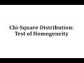 Chi-Square Test and Hypothesis Testing