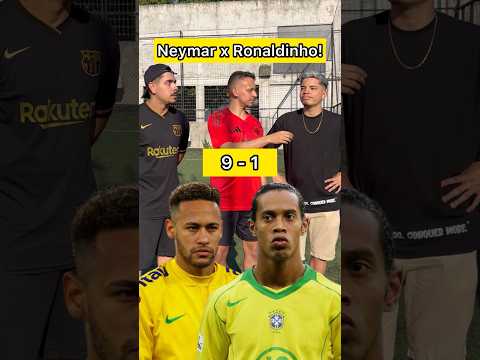 Neymar x Ronaldinho! #futebol #selecaobrasileira #neymar #ronaldinho #futebolbrasileiro