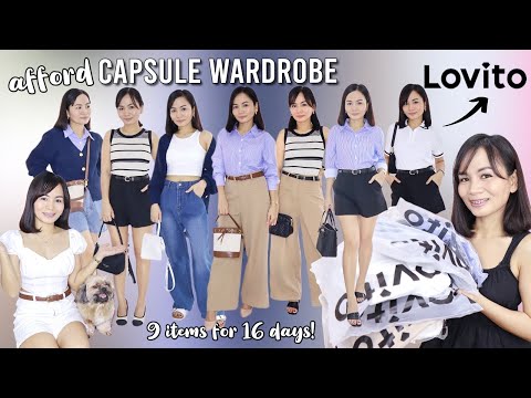 How to build CAPSULE WARDROBE with 9 ITEMS  ONLY!
