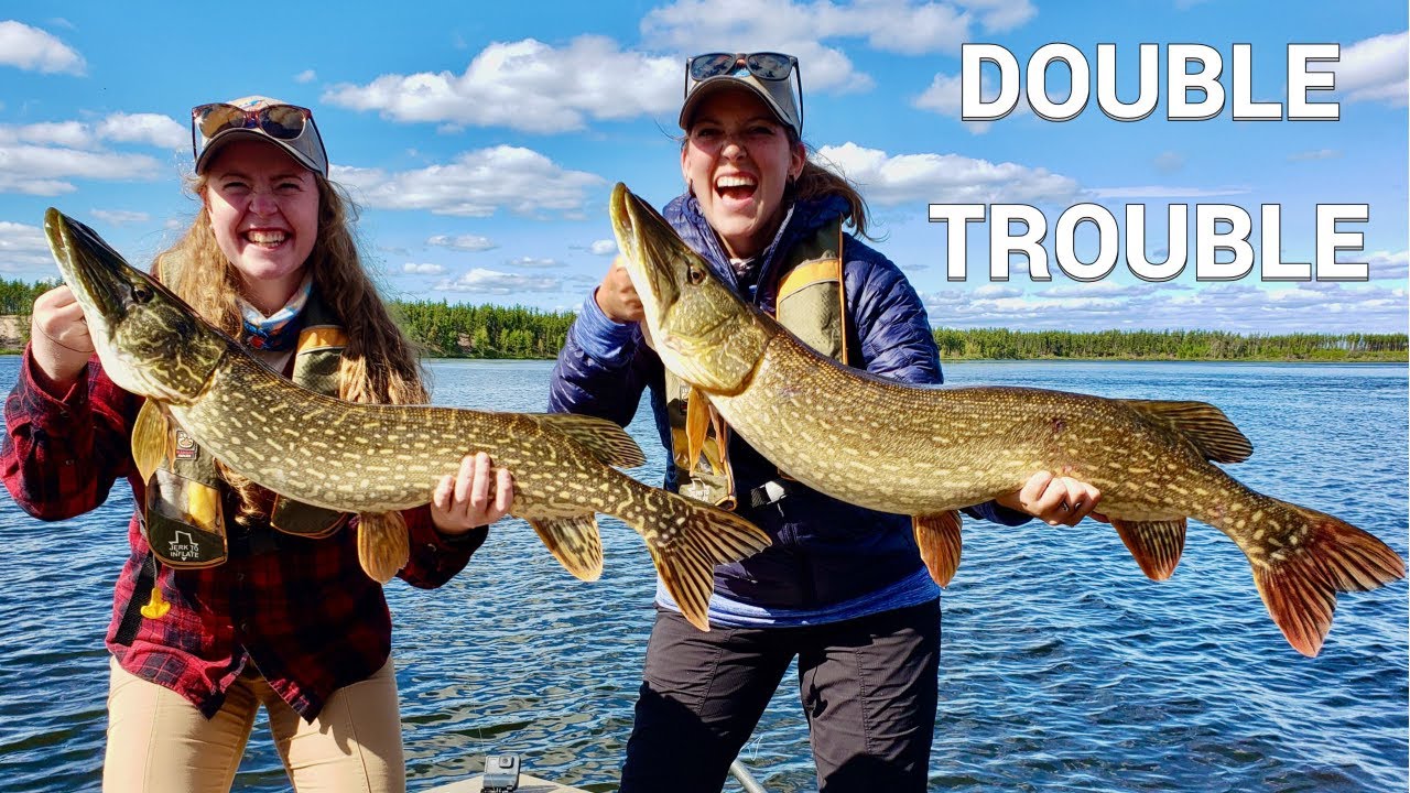 Giant River Pike on a Fly - Ladies Fishing Trip - The New Fly Fisher