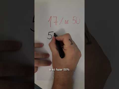 Aquela dica marota de Porcentagem #matemática #porcentagem