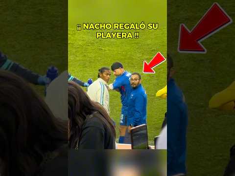🚂NACHO RIVERO REGALÓ su JERSEY tras la PATADA 🚨⚽️ #cruzazul #sangreazul #futbolmexicano #ligamx