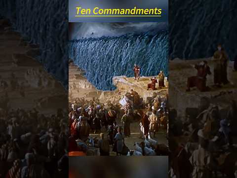 🌊 The Ten Commandments (1956) | Exodus, Red Sea Miracle & Pharaoh’s Defeat 🔥🙏⚡