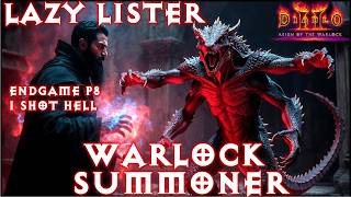 Lazy LISTER DEFILER ! 1 Shot HELL P8 Warlock Summoner Endgame Guide Diablo 2 Resurrected D2R