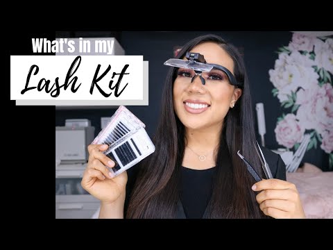 WHAT'S IN MY LASH KIT | HOW TO BECOME A LASH TECH | MY...