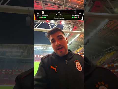 keyifsiz derbi ama yenemiyorsan yenilmeyeceksin #galatasaray #beşiktaş