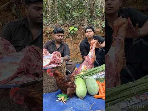 World’s First Meat Aviyal | Beef chicken mutton aviyal | #youtubeshorts #shorts