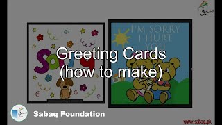 Greeting Cards (how to make)