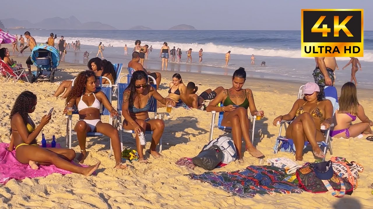 Walk Tour Rio de Janeiro | Copacabana Beach Brazil | 2023 4k