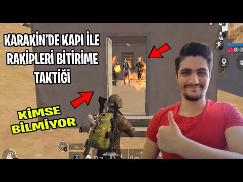 Karakin'de Kapı İle Rakipleri Öldürme Taktiği - PUBG Mobile #shorts