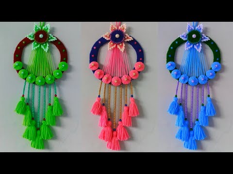 Easy and Beautiful Wall Hanging | Woolen Wall Hanging Design For Home Decoration | Woolen Craft