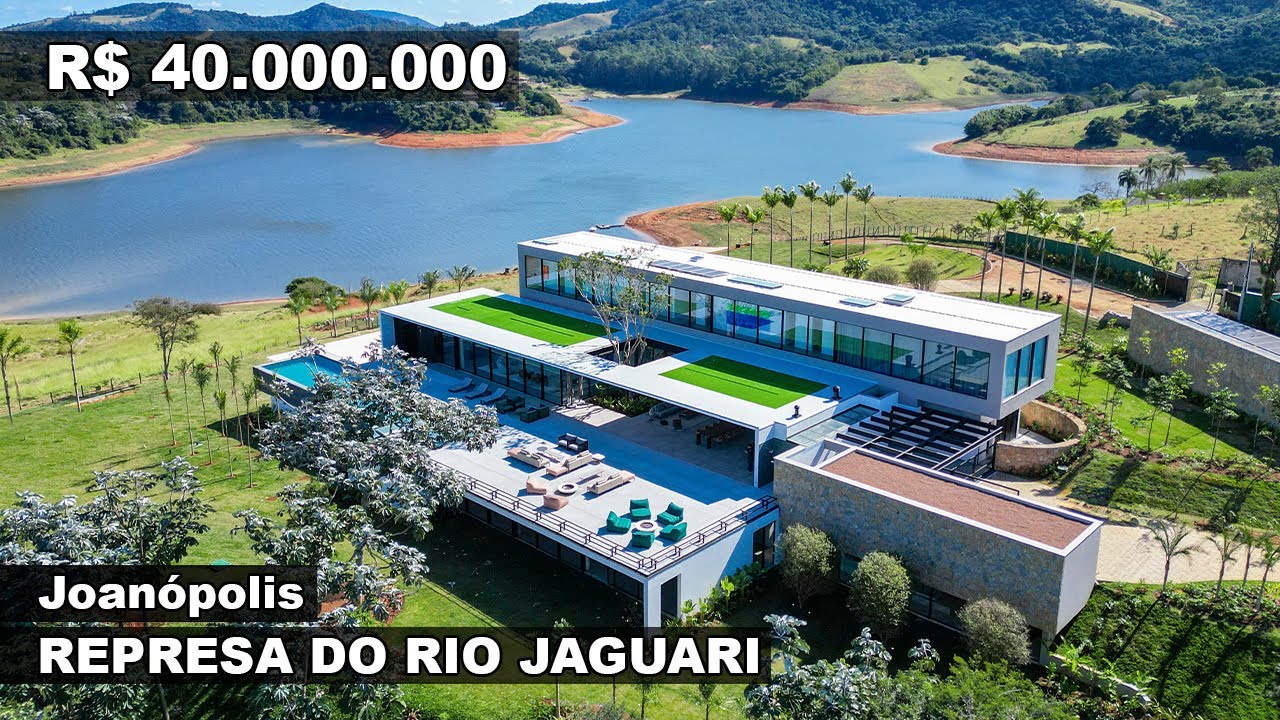 Sítio / Resort de Luxo / Mansão à venda na represa do Rio Jaguari em Joanópolis