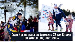 Women’s 7.5 km Sprint - Oslo Holmenkollen - Biathlon season 2025/2026 IBU World Cup