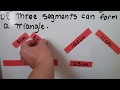 Triangle Inequality and Proof Concepts