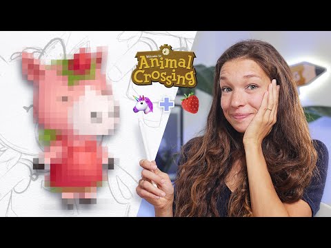 Creating an Animal Crossing villager from EMOJIS ✏️ Draw With Me