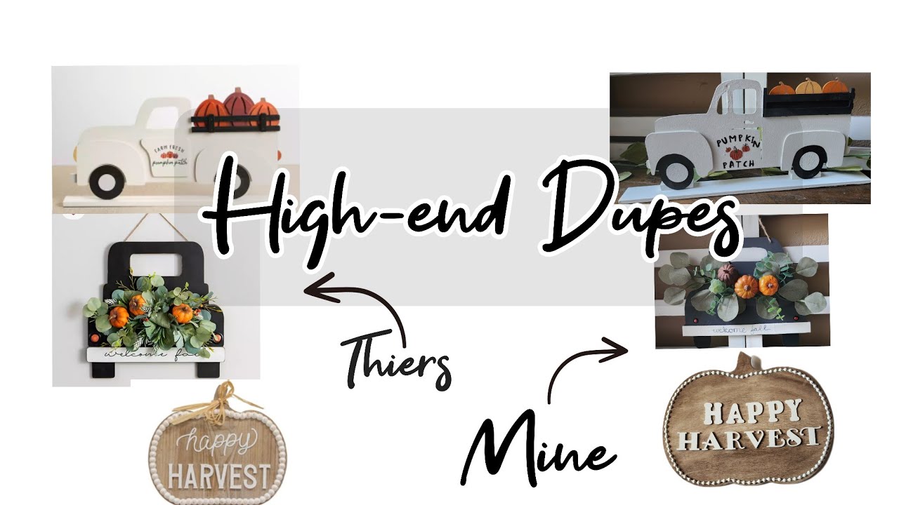 High-End Fall Dupes Dupes Challenge
