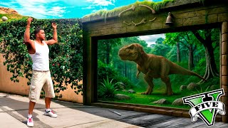 TRANSFORMO la CASA de FRANKLIN en JUARASSIC PARK en GTA 5