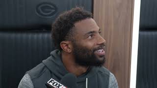 Green Bay Packers running back Chris Brooks embraces his role in the offense