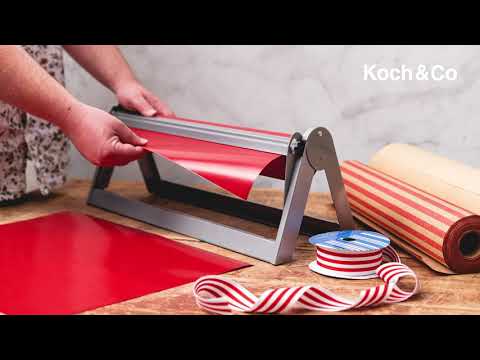Desk Top Folding Kraft Paper Roll Dispenser 500mm