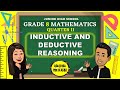 Inductive and Deductive Reasoning in Grade 8 Mathematics
