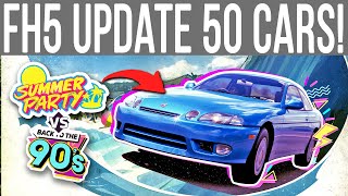 Forza Horizon 5 UPDATE 50 EVERY CAR REWARD REVEALED ALREADY!