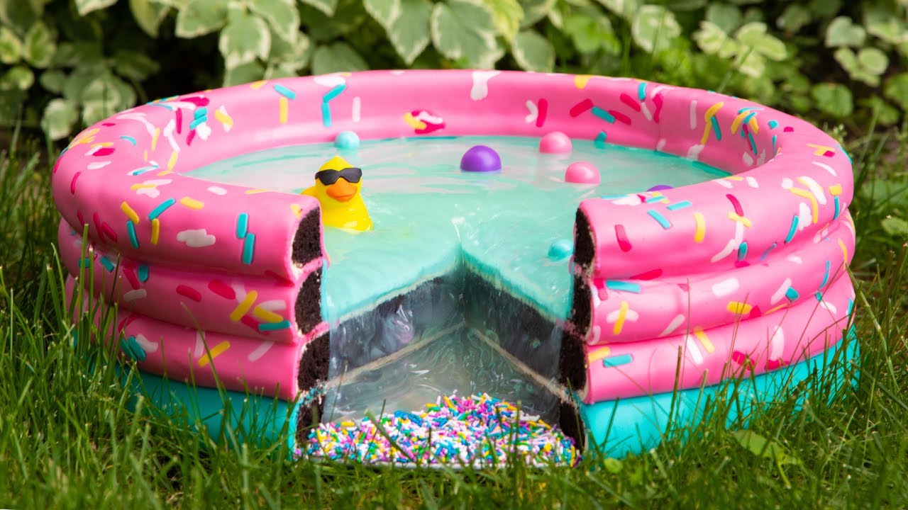 Swimming Pool. CAKE! Everything Is Cake