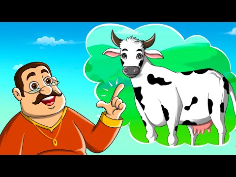 Lalaji Aur Gaay Kids Song | Hindi Rhymes for Children | FunForKidsTV - Hindi Rhymes