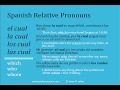 Mastering Spanish Relative Pronouns: Que, Quien, and More