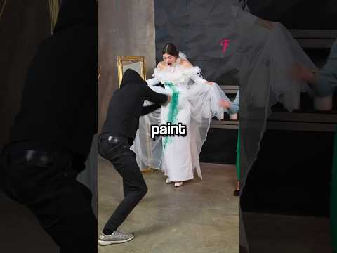 Her Dress got Ruined Few Minutes Before the Wedding 🤯
