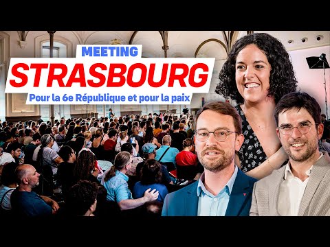 Meeting 6e République & Paix avec Manon Aubry, PY Cadalen et Emmanuel Fernandes