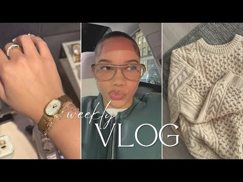 WEEKLY VLOG | im on a billboard in nyc! shopping for gifts (for me lol), winter try on, etc.