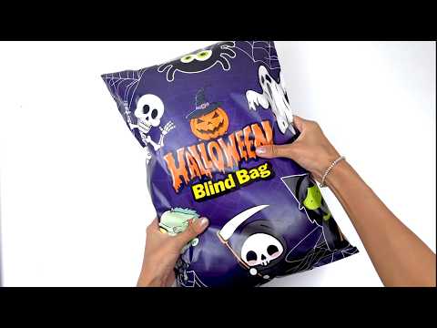 💀HALLOWEEN💀🎃🧙‍♀️🧛👻😈🧟👹🕸️ Blind Bag Opening| ASMR Unboxing paper DIY