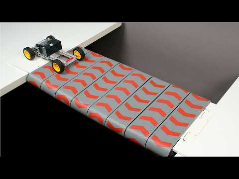 Lego Cars Cross Treadmill Bridge