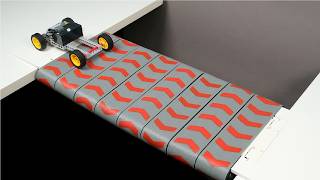 Lego Cars Cross Treadmill Bridge