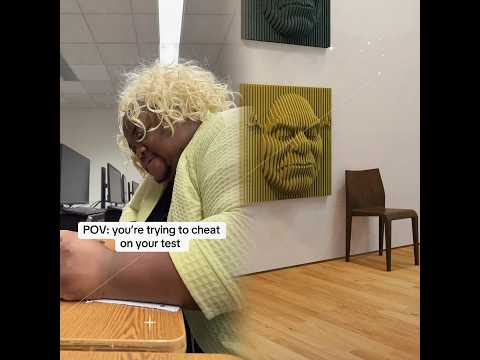 Pov youre trying to cheat on your test #pov #shorts #relatable #fyp