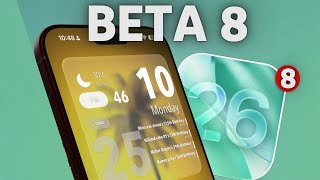 رسميا تحديث iOS 26 Beta 8 || مل اللي محتاج تعرفه