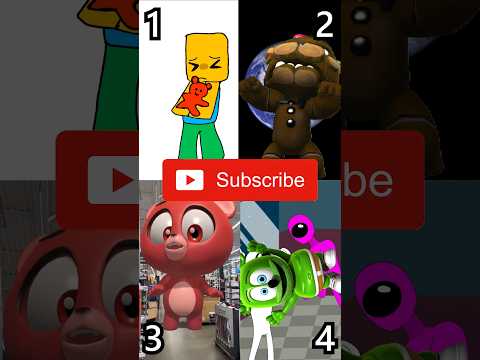 Want a Gummy Bear? | Roblox VS. LittleBigPlanet VS. 3D Animation VS. Among Us