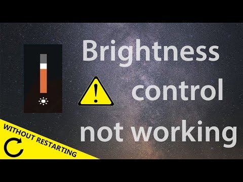 dell laptop brightness control not working