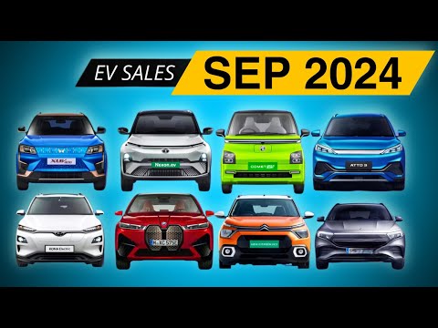 Top 10 Electric cars in September 2024 | Ev sales report ⚡