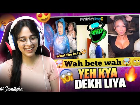 Dank Indian Memes Reaction🤣| Trending Memes | Indian Memes Compilation | Mememinati |Samiksha Sengar